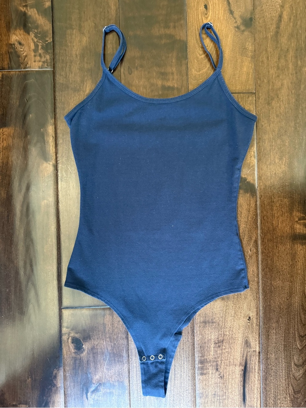 Brandy Melville Navy Ribbed Tank Bodysuit